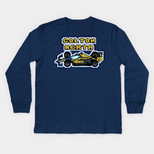 Colton Herta '23 Old School Kids Long Sleeve T-Shirt